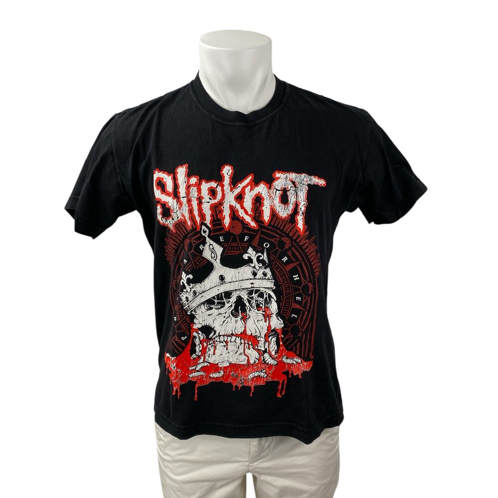 Unity Slipknot Men's Black Short Sleeve Metal Band Rock T Shirt Tee Top Size M